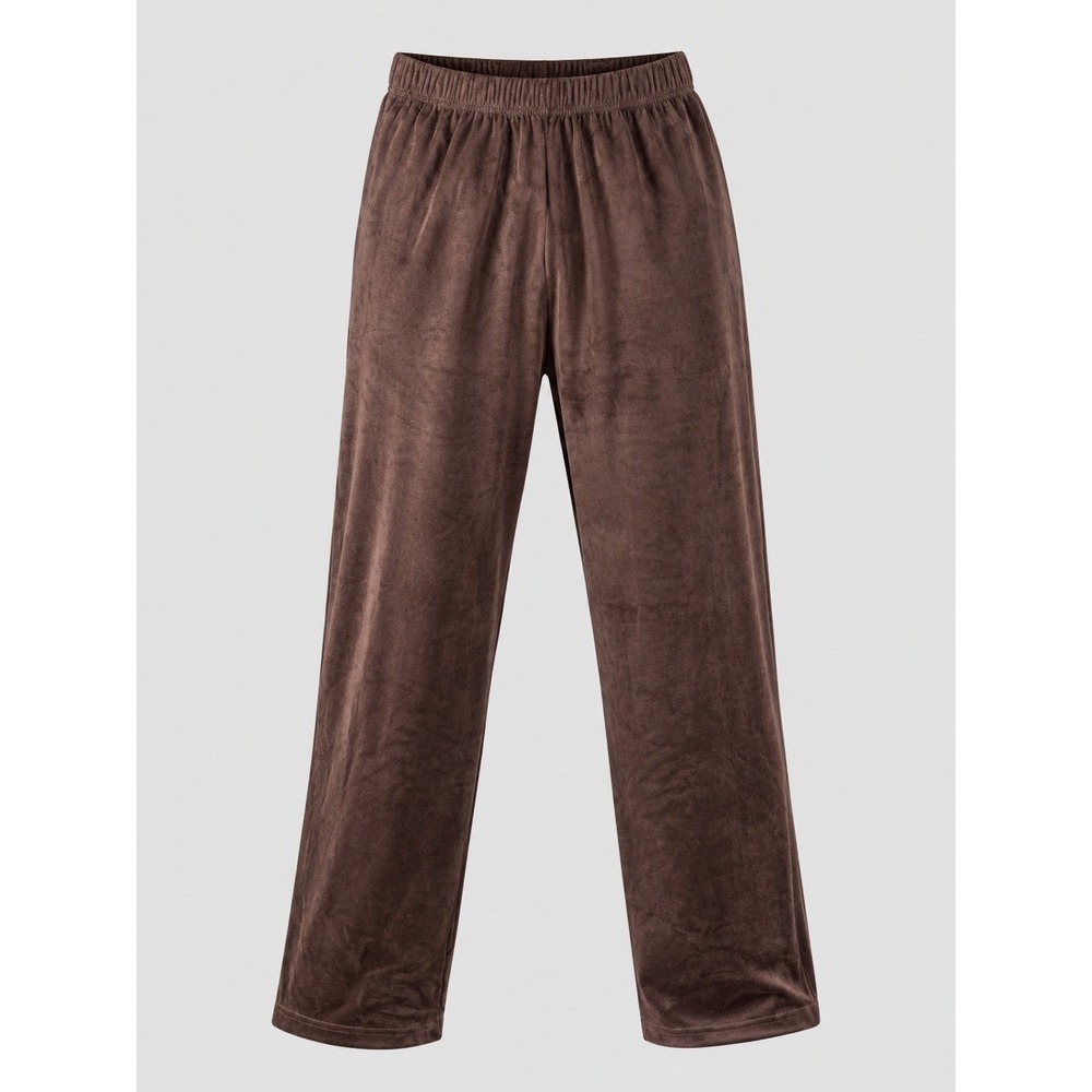 Vintage Sag Harbor Brown Velour Lounge Pants Womens Small NWT Y2K Korea
